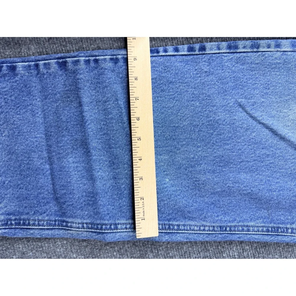 Carhartt Mens Relaxed Fit Denim Jeans Light Wash Blue 42x30 B17 DST Distressed‎